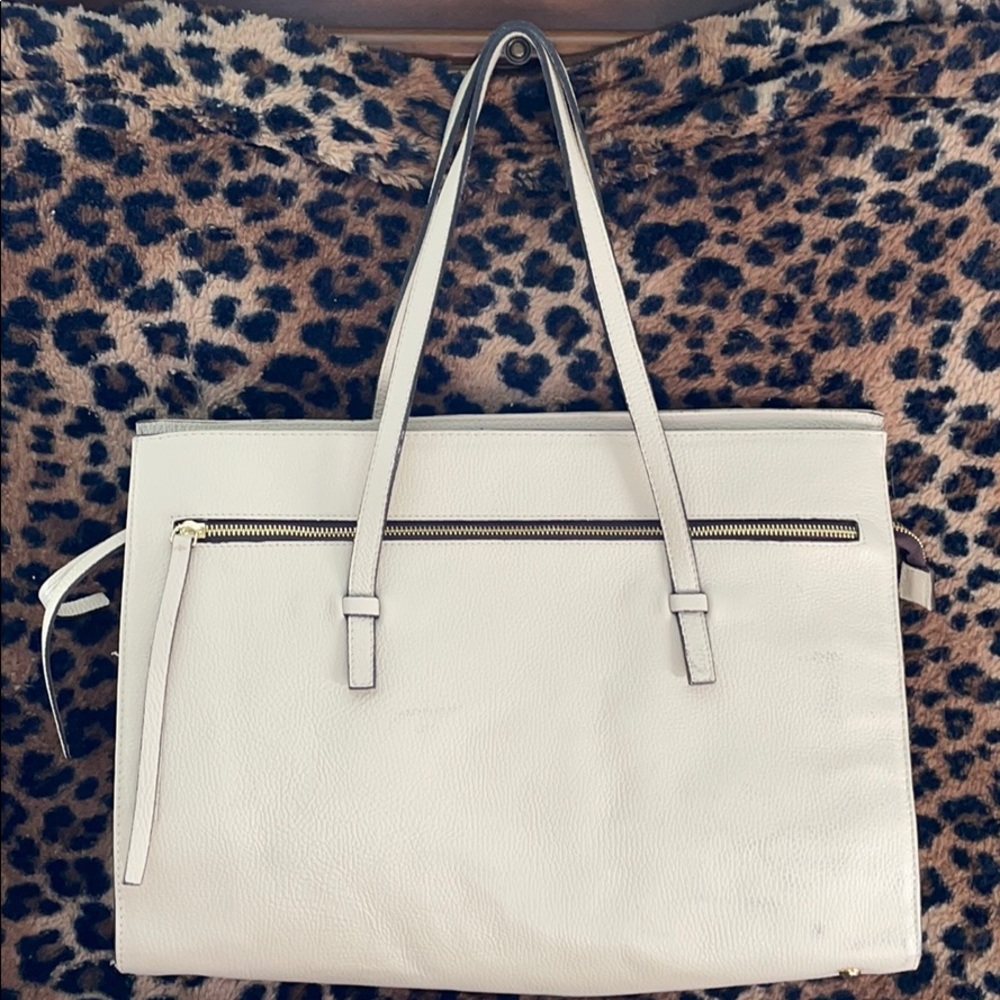 Italian Leather Bag! Gently Used. Markings on front and back